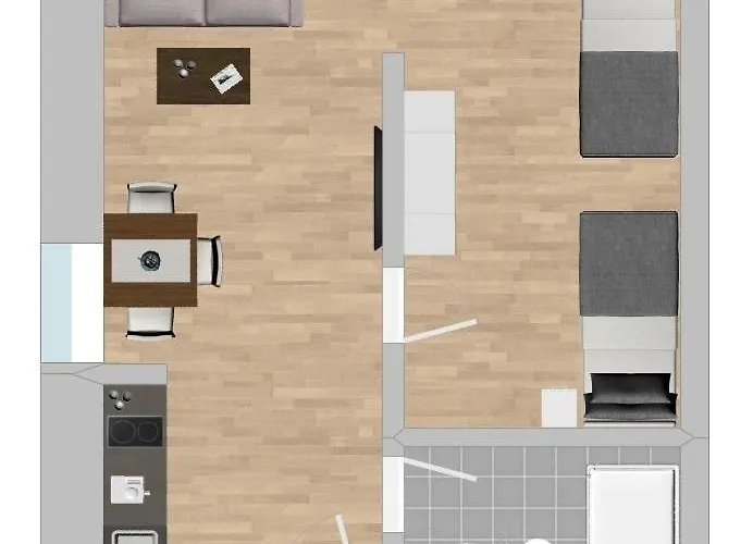 Am1089 - Moderne Monteurwohnung Uebergangswohnung Διαμέρισμα *
